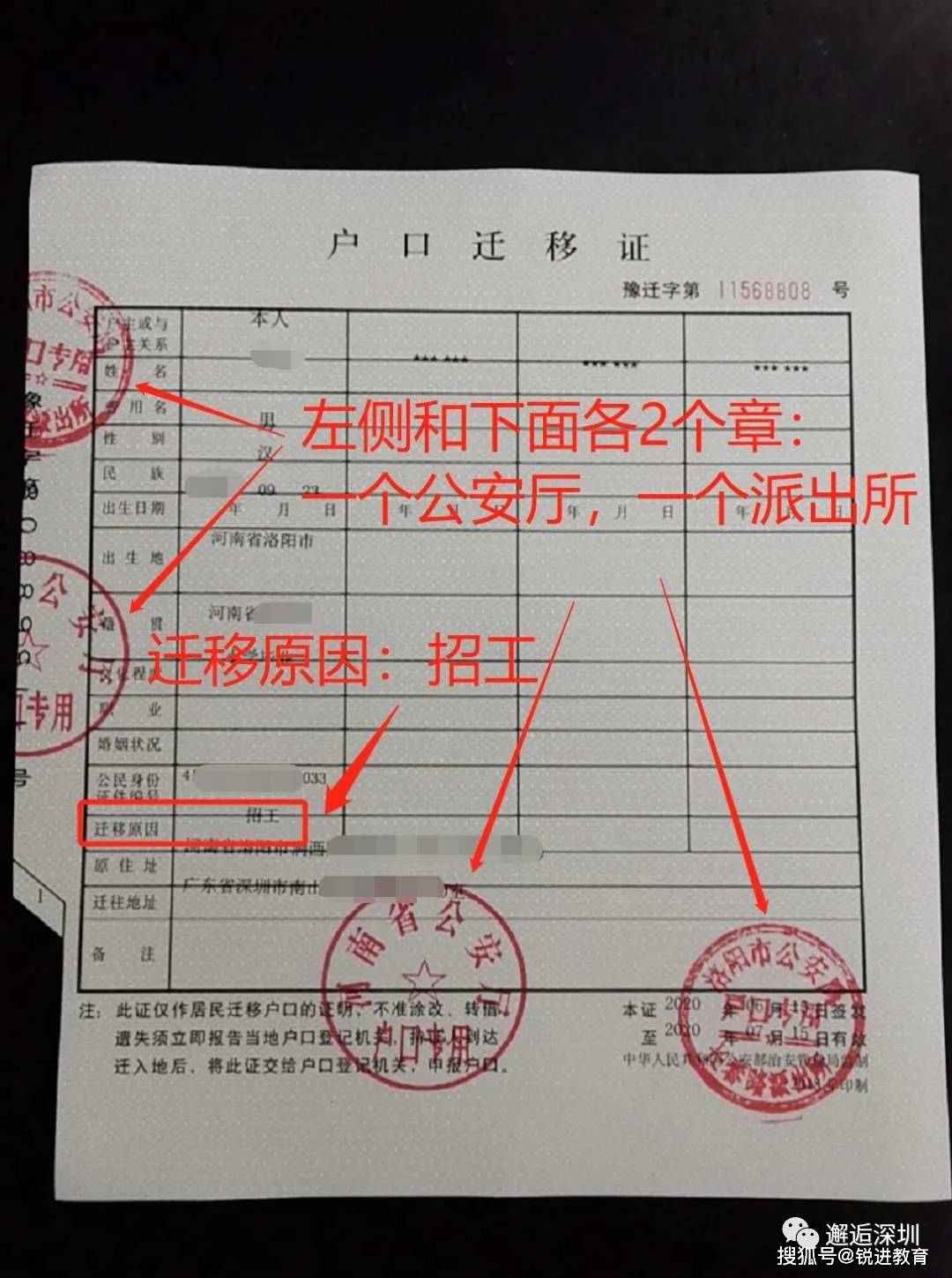 去戶口遷入地的轄區派出所戶籍科