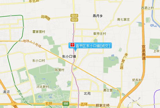東小口回遷房位于昌平區東小口鎮