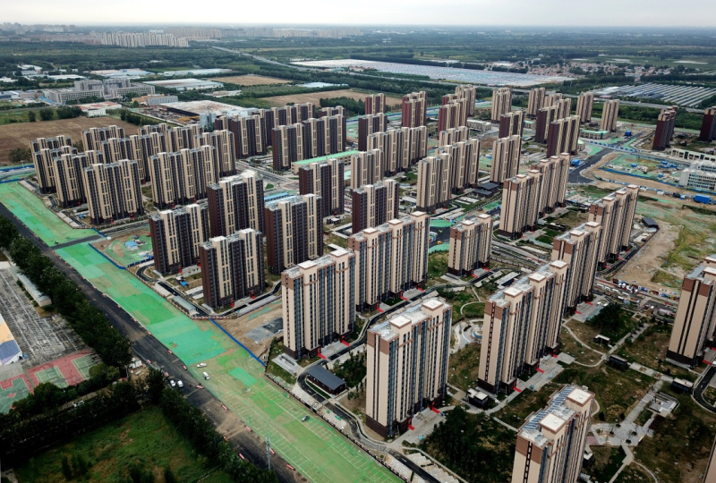 新機場安置房禮賢組團位于北京新機場東側